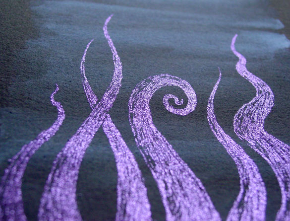 Tentacle Deeps 41, detail, by Amy Crook