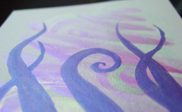 Tentacle Deeps 43, detail, by Amy Crook