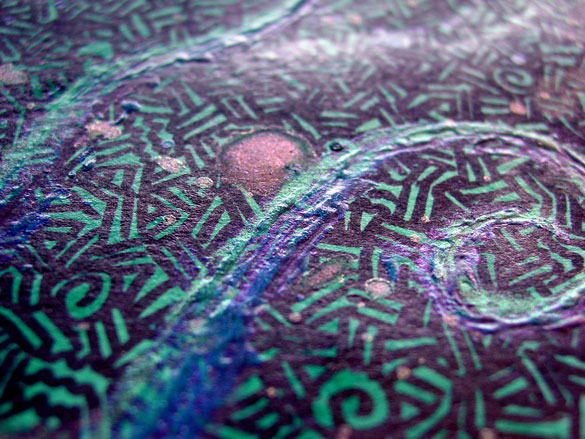 Tentacle Deeps 47, detail, by Amy Crook