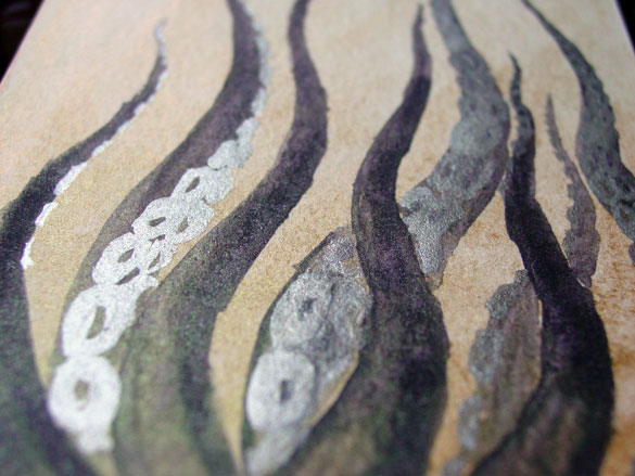 Tentacle Deeps 48, detail, by Amy Crook