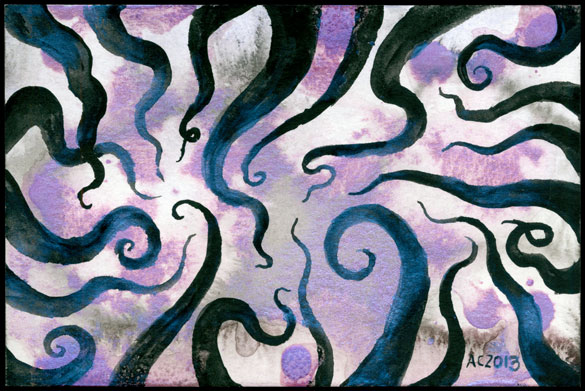 Tentacle Spiral 5 by Amy Crook
