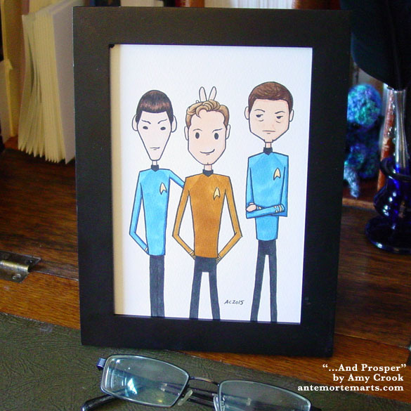 ...And Prosper, framed art by Amy Crook