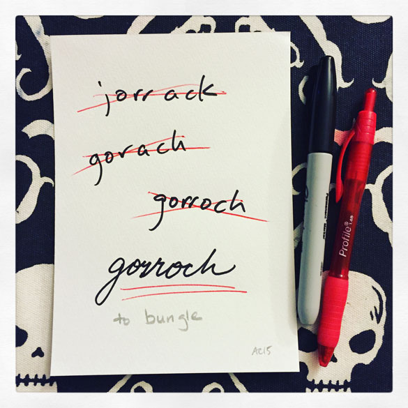 Word 15: Gorroch